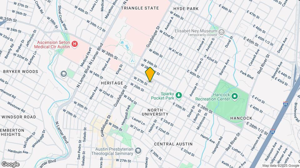 306 W 37th St Map and Location Details