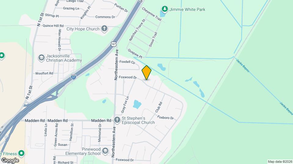 401 Foxwood Dr Map and Location Details