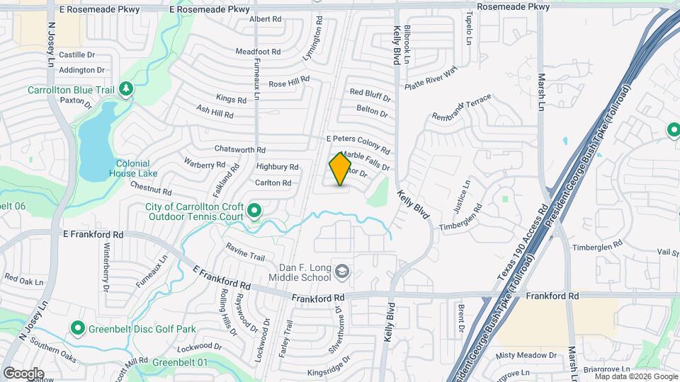 2212 Grapevine Ln Map and Location Details