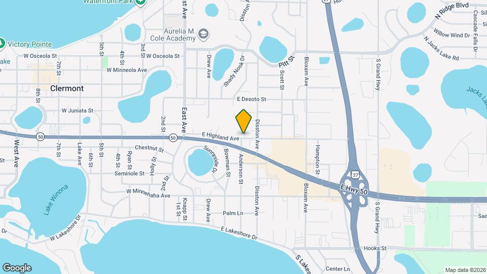 Clermont Sand's Apartments Map and Location Details