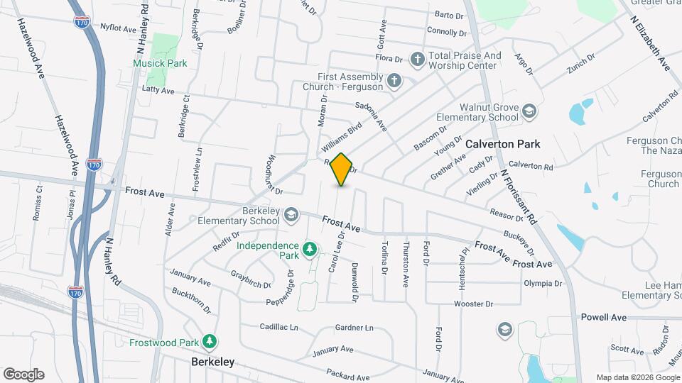 6834 Eisele St Map and Location Details