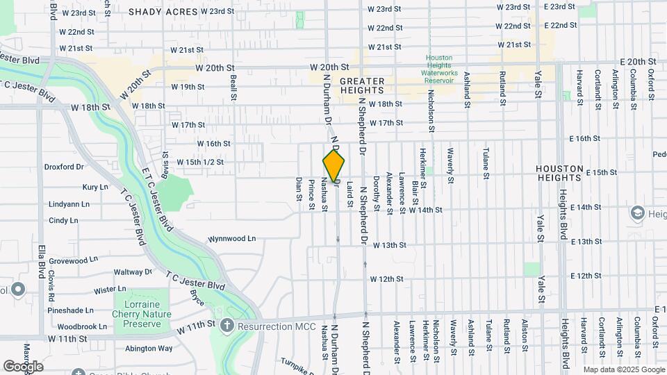 1435 N Durham Dr Map and Location Details