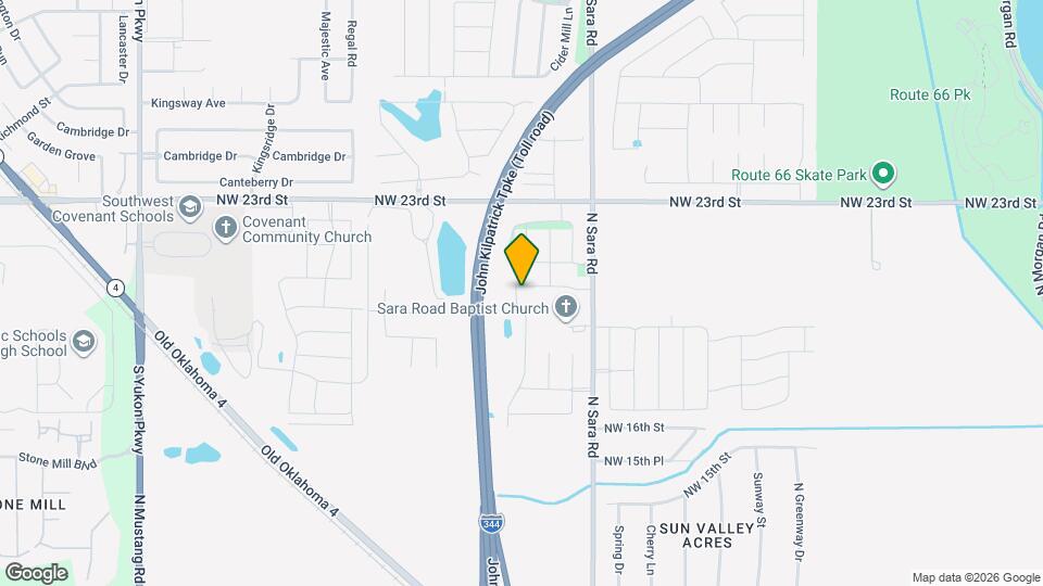 10720 NW 20th St Map and Location Details