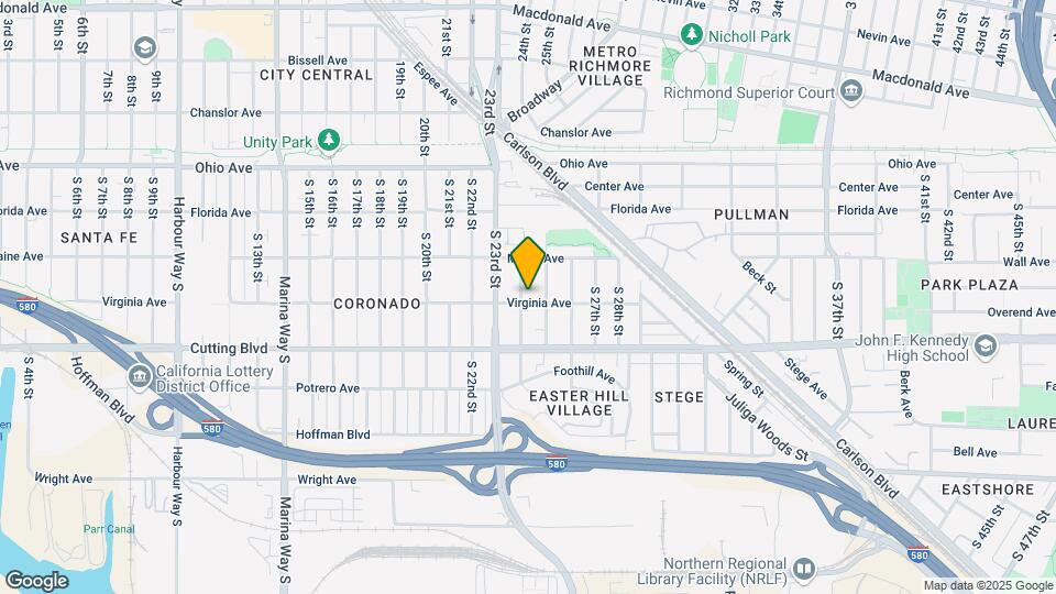 2407-2411 Virginia Ave Mapa y Detalles de la Ubicación