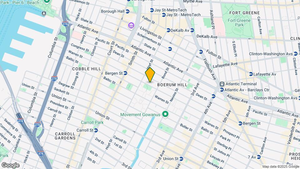 165 Wyckoff St Map and Location Details