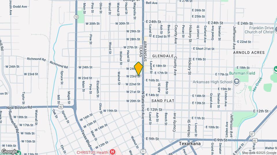 2224 Magnolia St Map and Location Details