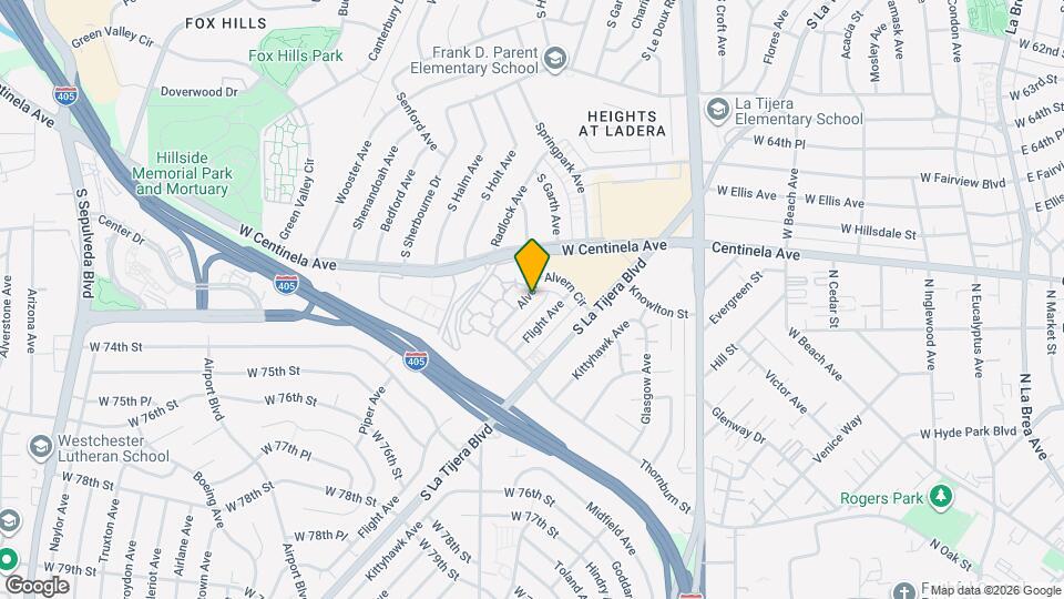 7052 Alvern St Map and Location Details