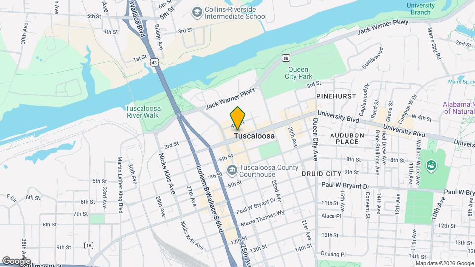 2304 University Blvd, Unit 102 Mapa y Detalles de la Ubicación