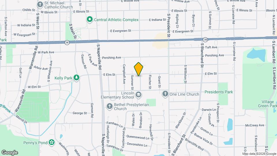 1110 S Chase St Map and Location Details