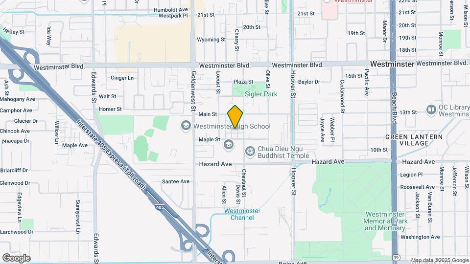 14322 Village Way Map and Location Details