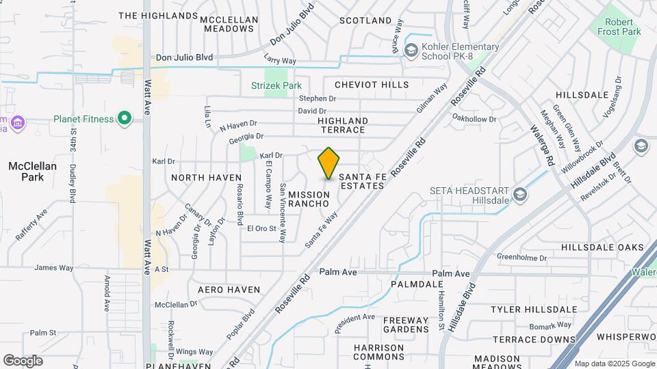 5748 San Ardo Way Map and Location Details