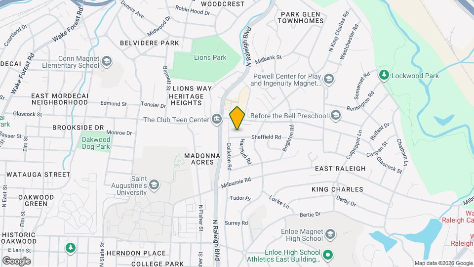 2109 Sheffield Rd Map and Location Details