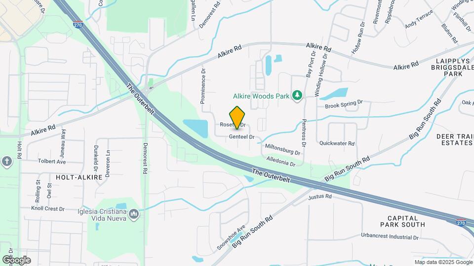 3902 Genteel Dr Mapa y Detalles de la Ubicación