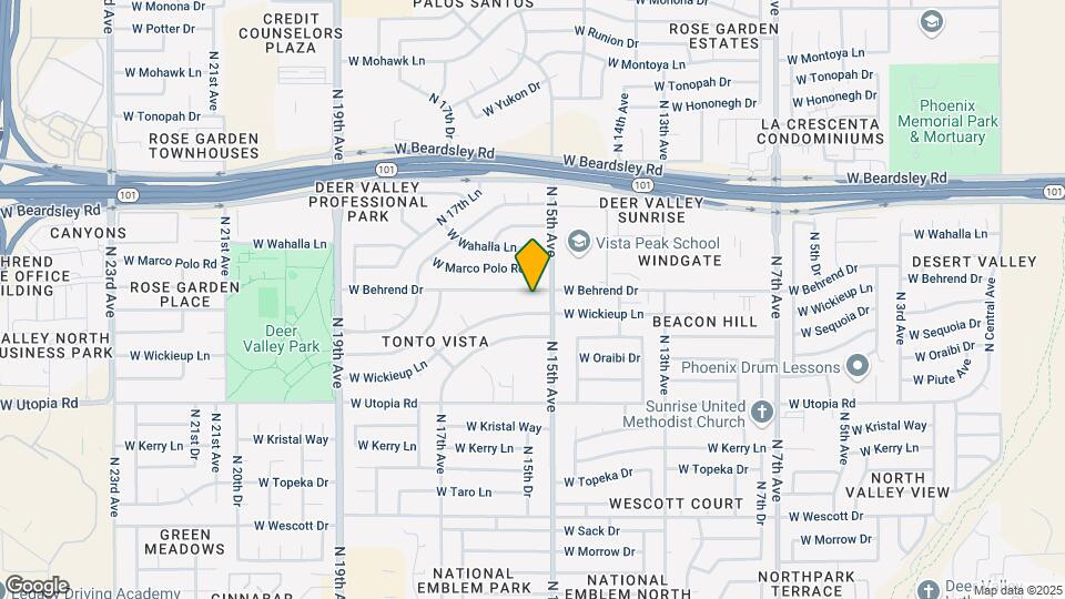 1515 W Behrend Dr Map and Location Details