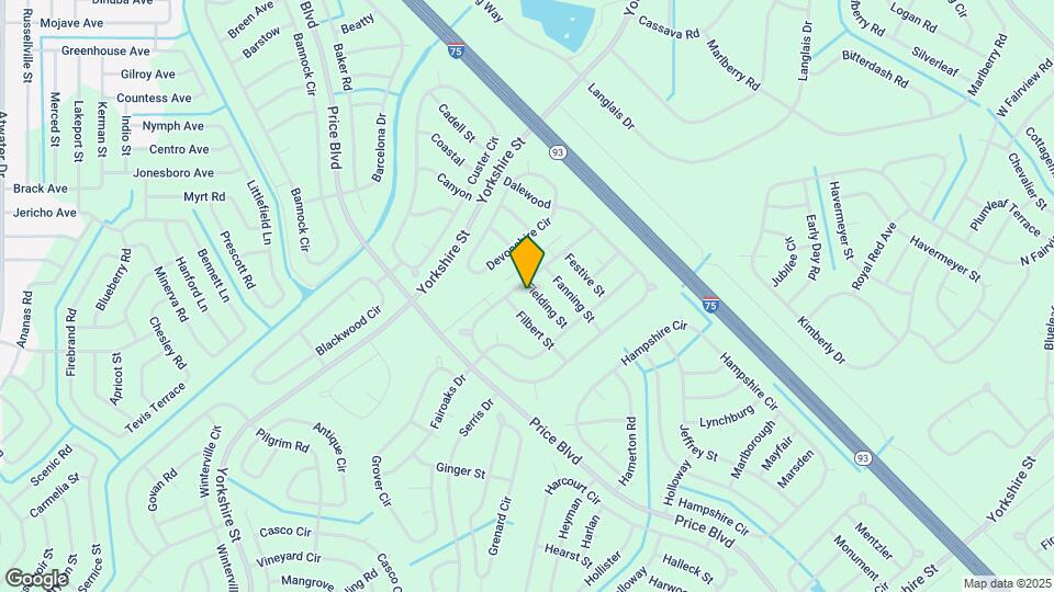 6333 Fielding St Mapa y Detalles de la Ubicación
