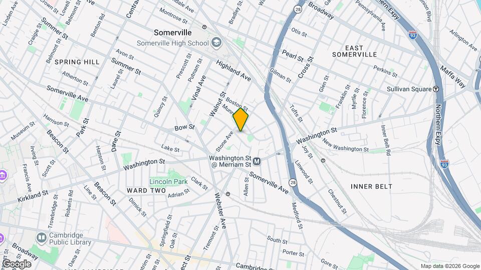 37 Columbus Ave, Unit #3 Mapa y Detalles de la Ubicación