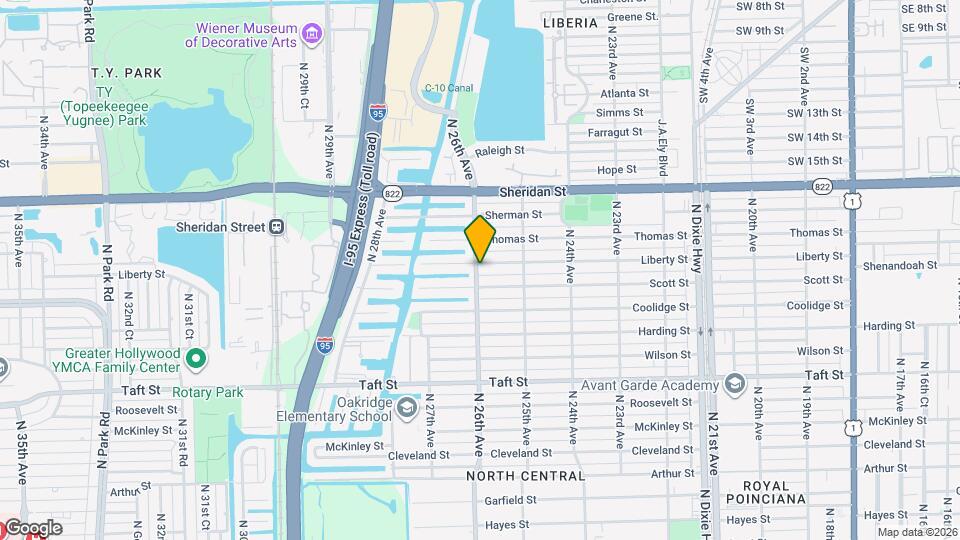 2111 N 26th Ave Map and Location Details