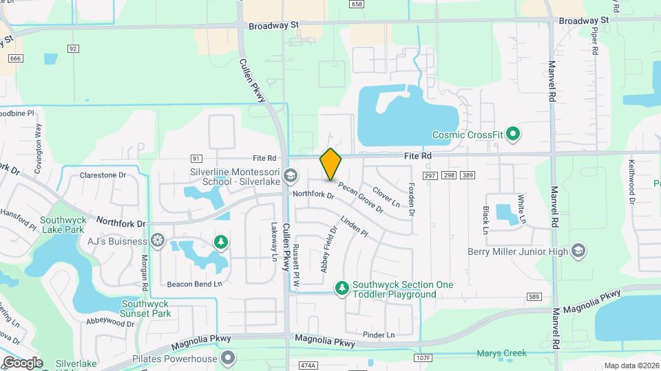 4622 Pecan Grove Dr Map and Location Details