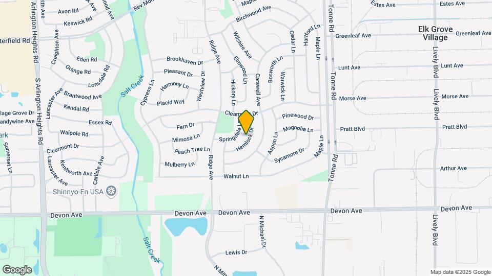 1230 Hemlock Dr Map and Location Details