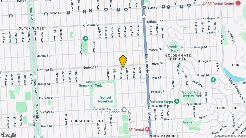 1822 23rd Ave, Unit Beautiful Room in Sunset Map and Location Details