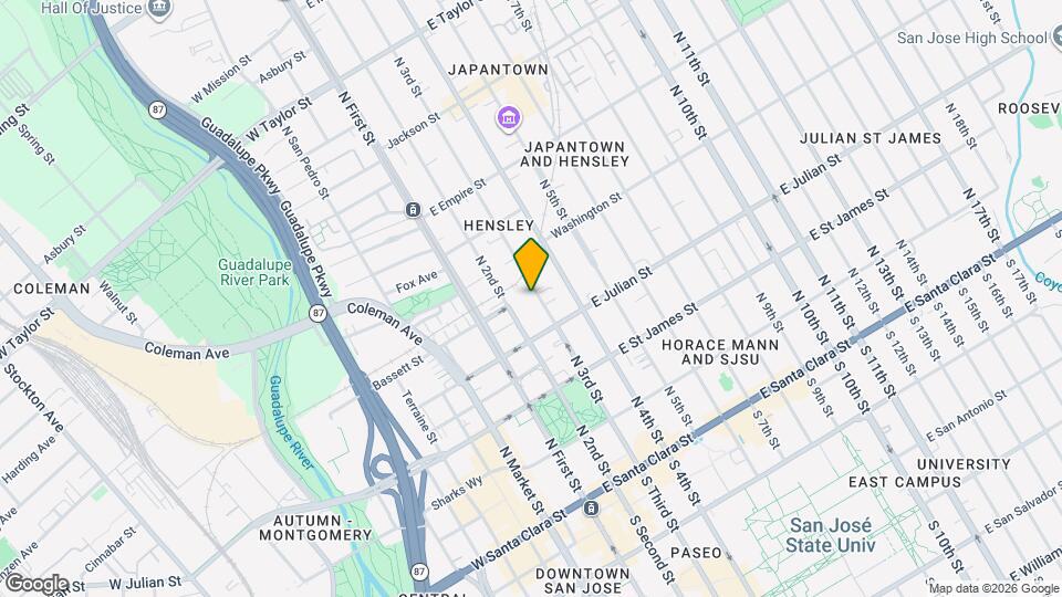 345 N 3rd St Map and Location Details