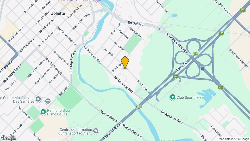 605 Olivier Rue Map and Location Details