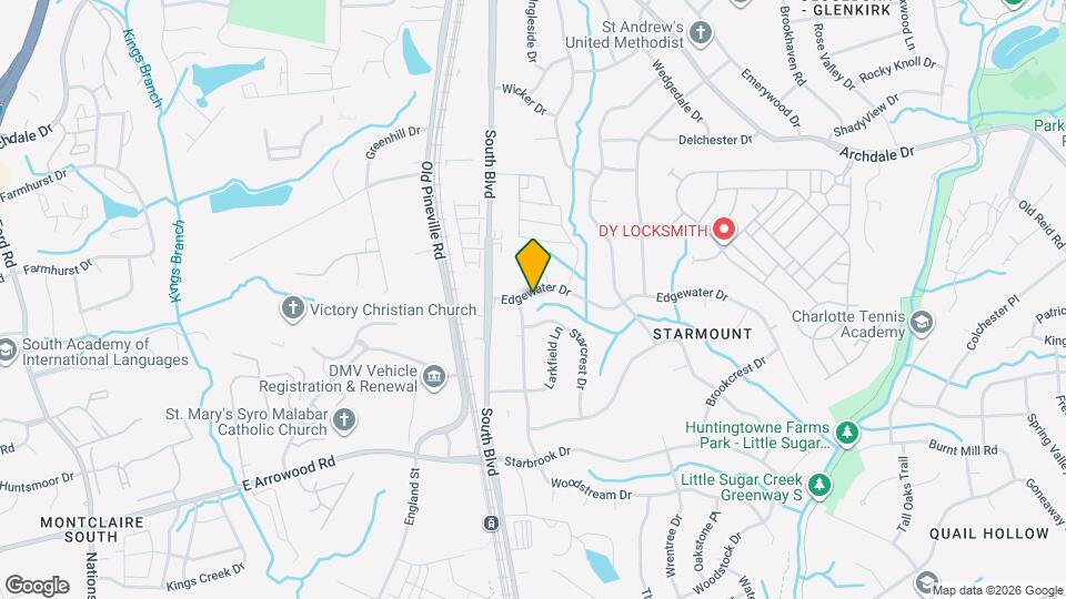 1332 Edgewater Dr Map and Location Details