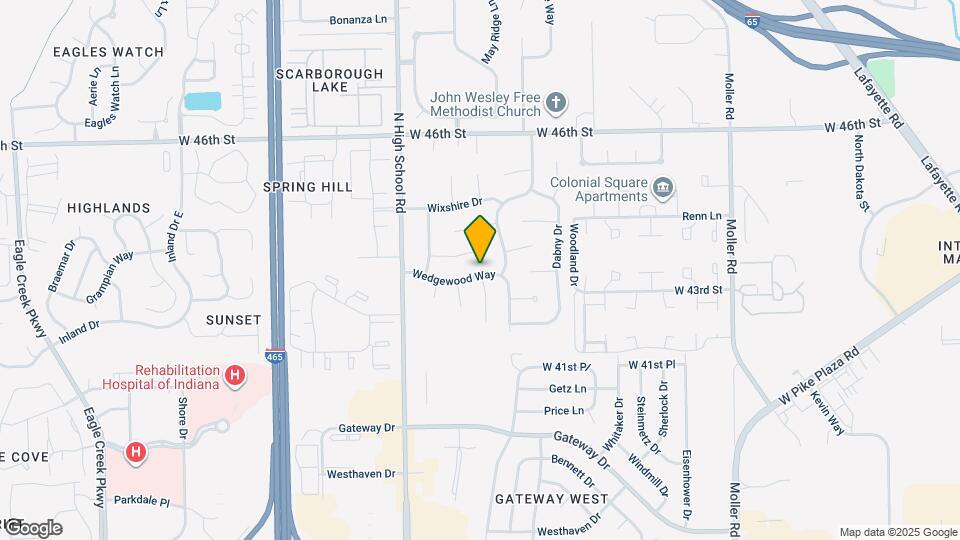 6020 Wedgewood Way Map and Location Details