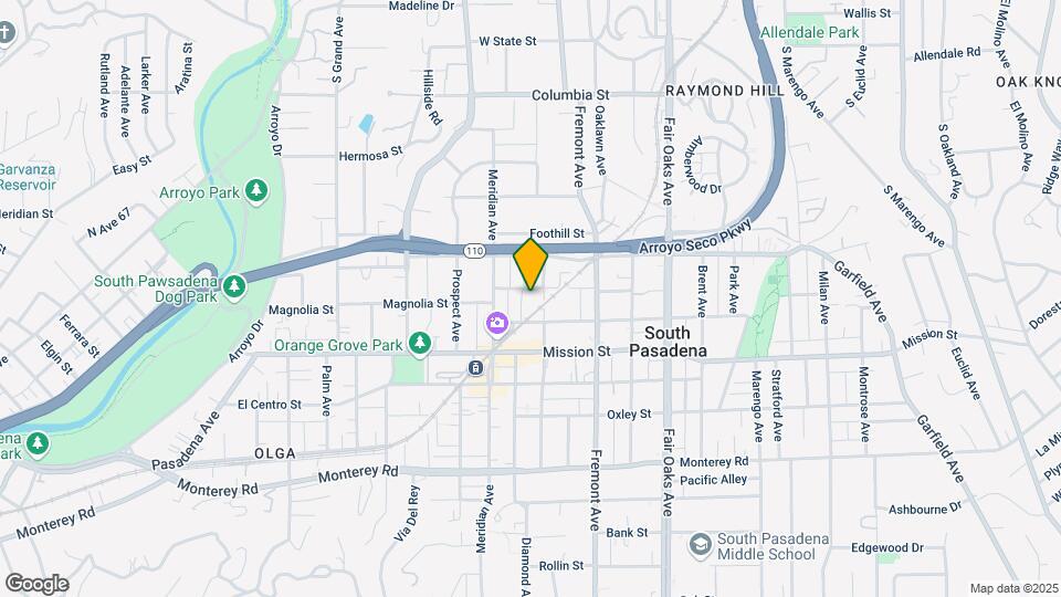 1029 Magnolia St Map and Location Details