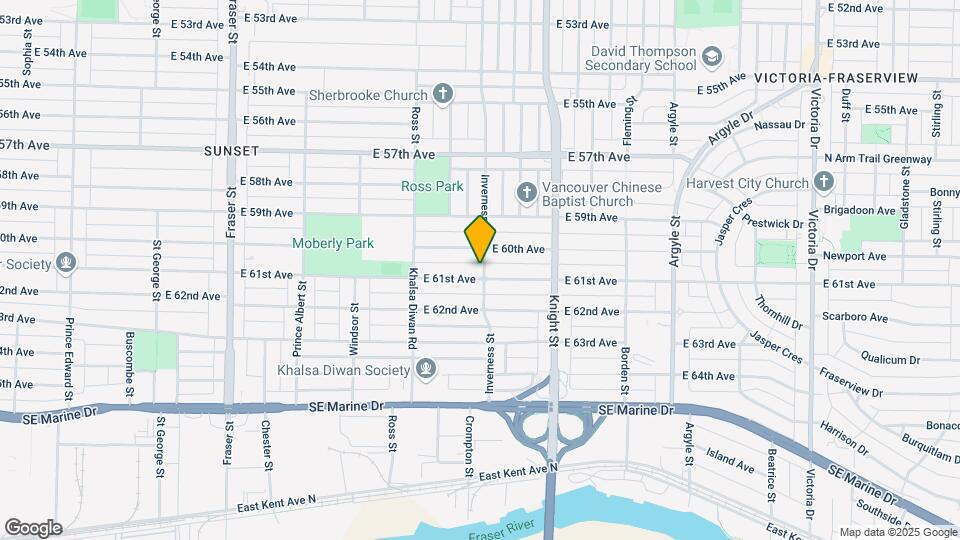 1295 E 61st Ave Map and Location Details