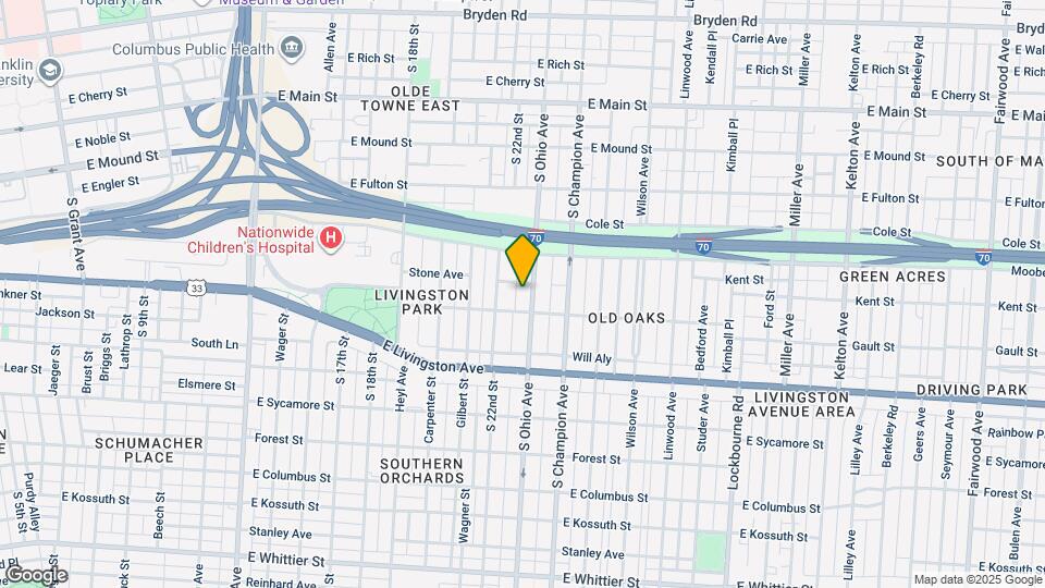 639 S Ohio Ave Map and Location Details