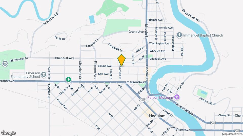 216 Garfield St Map and Location Details