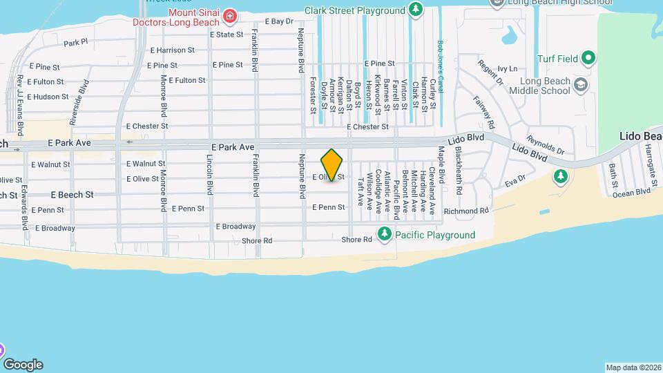 649 E Beech St Map and Location Details