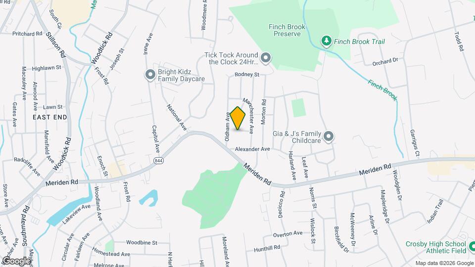 35 Worcester Ave Map and Location Details