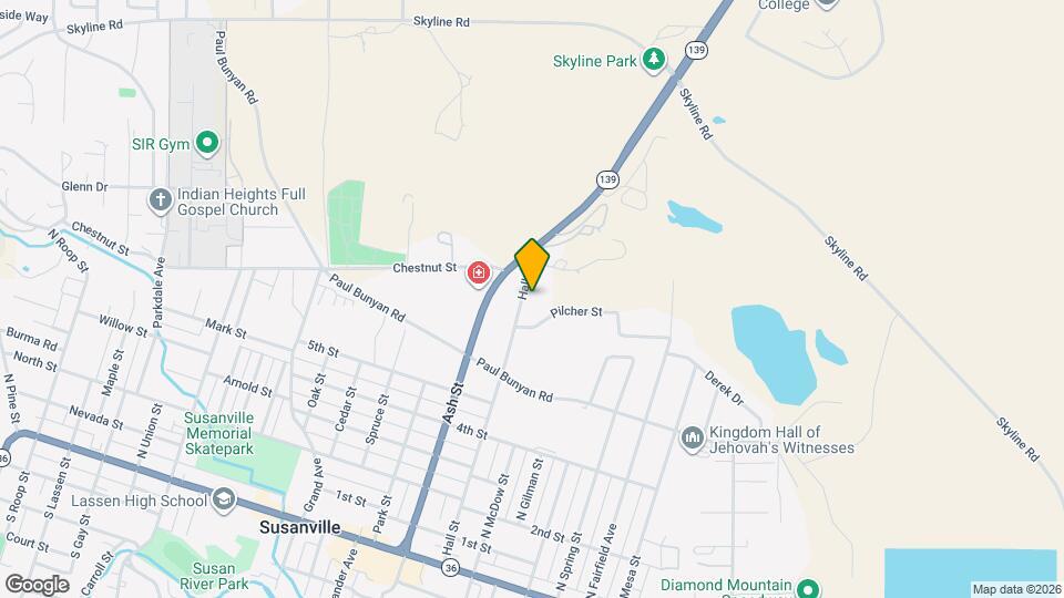 825 Hall St Map and Location Details