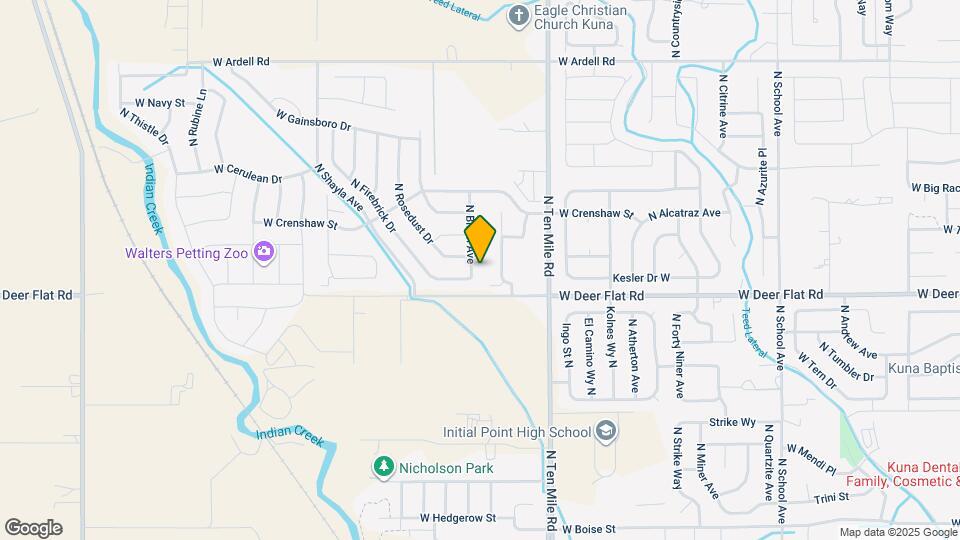 1684 N Blush Ave Map and Location Details