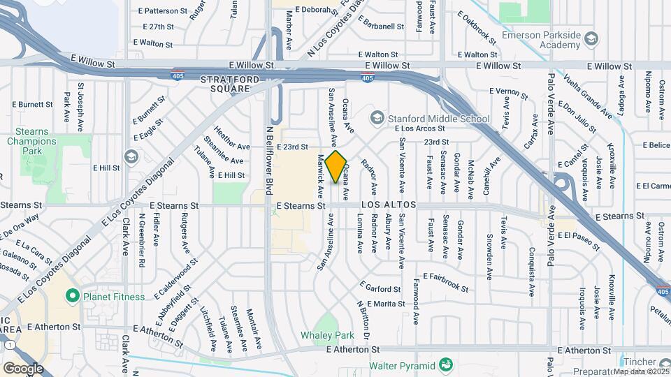 2224 San Anseline Ave Map and Location Details