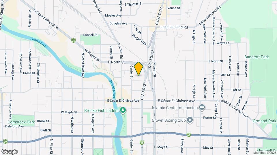 423 Pearl St, Unit Unit #1 Map and Location Details