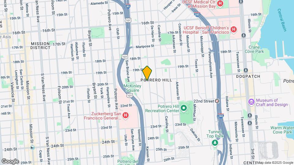 2105 20th St Map and Location Details