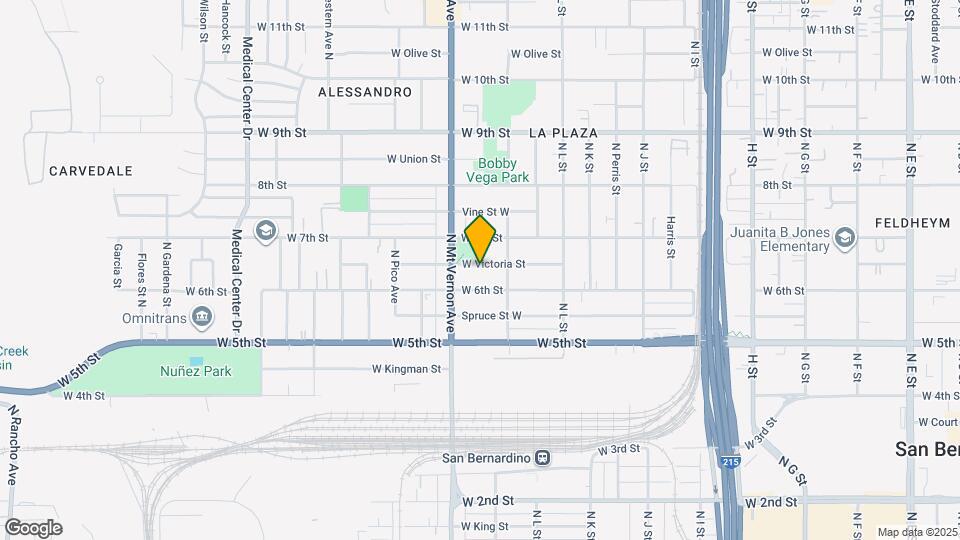 1253 W Victoria St Map and Location Details