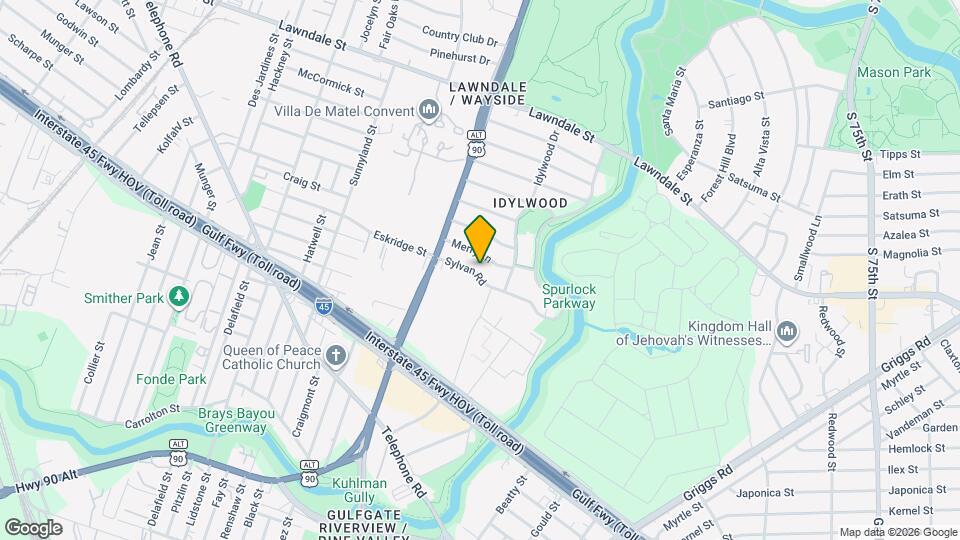 6647 Sylvan Rd Map and Location Details