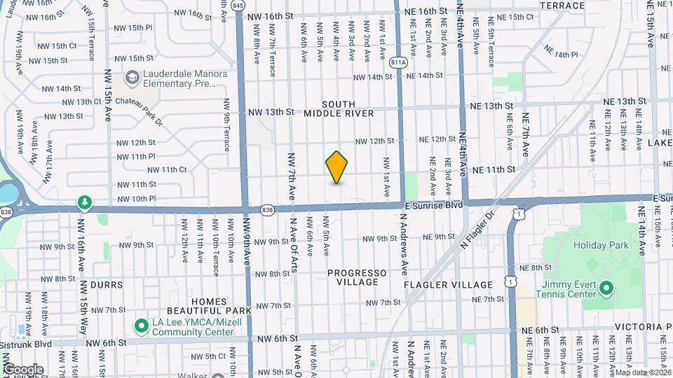 1025 NW 4th Ave Mapa y Detalles de la Ubicación
