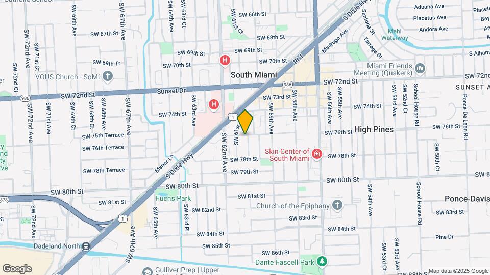6000 SW 76th St Map and Location Details