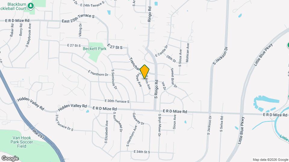 2836 S Ann Ave Map and Location Details