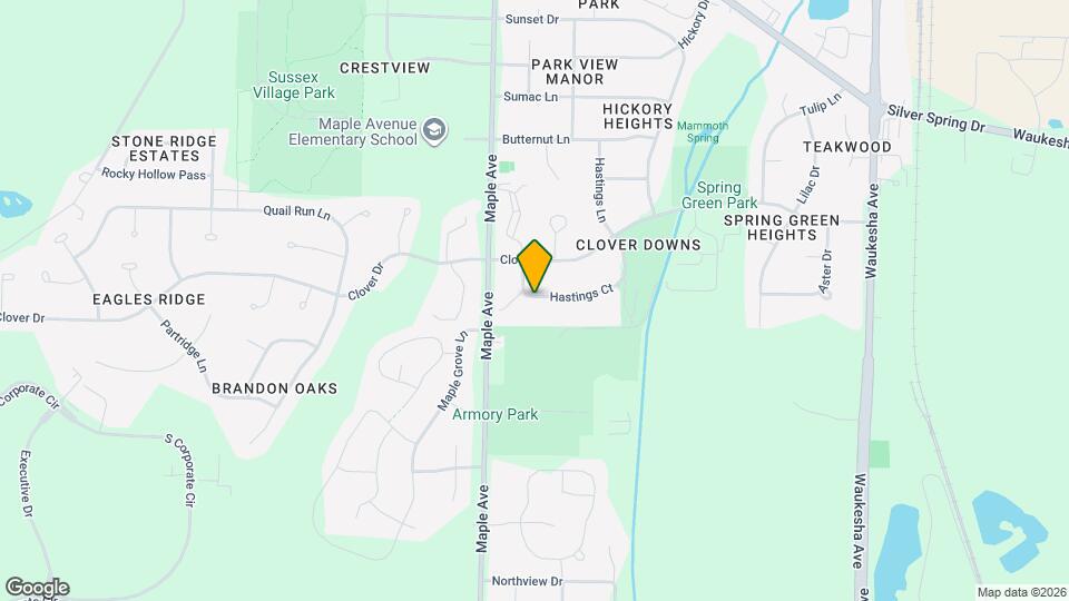 Clover Downs Apt & Cndmnms Map and Location Details