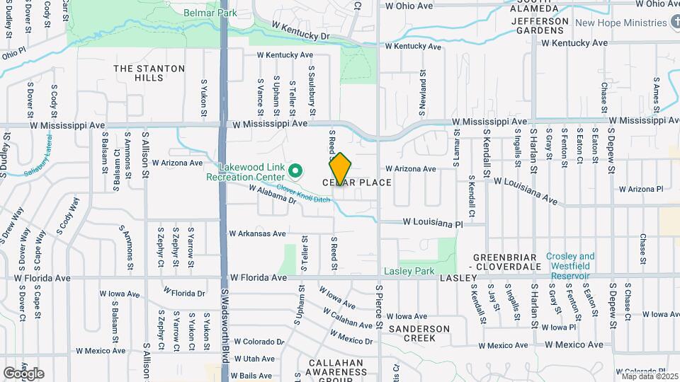 1274 S Reed St Mapa y Detalles de la Ubicación