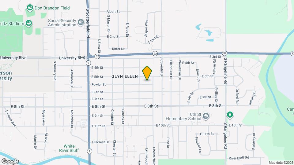 2614 Fowler St Map and Location Details