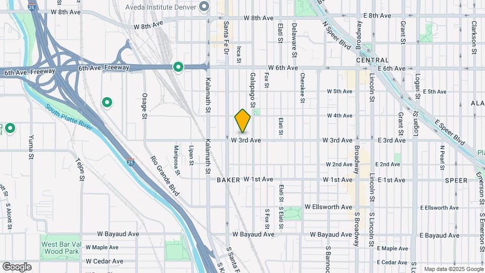 308 Inca St Map and Location Details