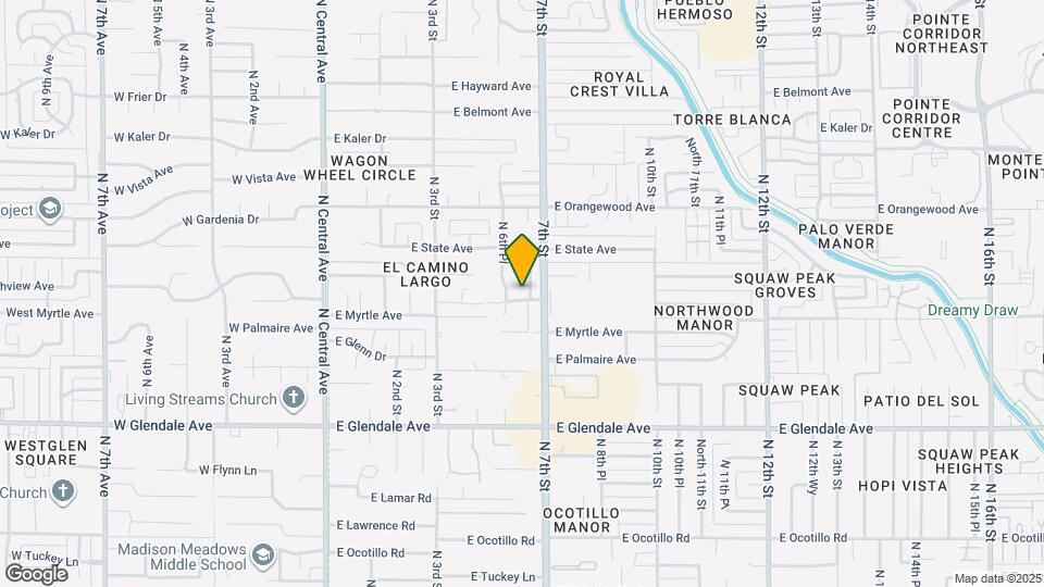 625 E Northview Ave Map and Location Details