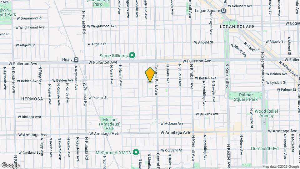 2243 N Monticello Ave Map and Location Details